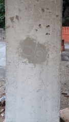 inci gibi dizilmiş karot delikleri